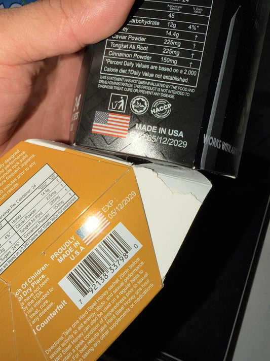 hardsteel honey GOLD packs(12packs)