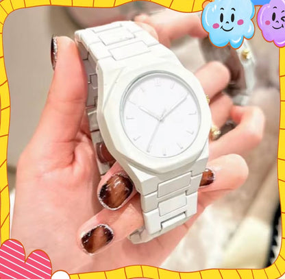 Fashion unisex Quartz Watch Silicone Wristband Minimalist Design Sports