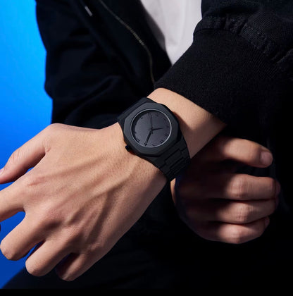 Fashion unisex Quartz Watch Silicone Wristband Minimalist Design Sports