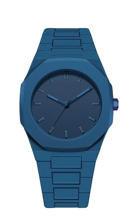 Fashion unisex Quartz Watch Silicone Wristband Minimalist Design Sports