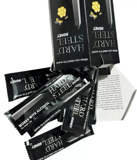 hardsteel honey BLACK packs(12 Packs)