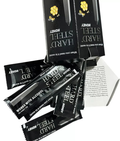 hardsteel honey packs(24packs). BLACK